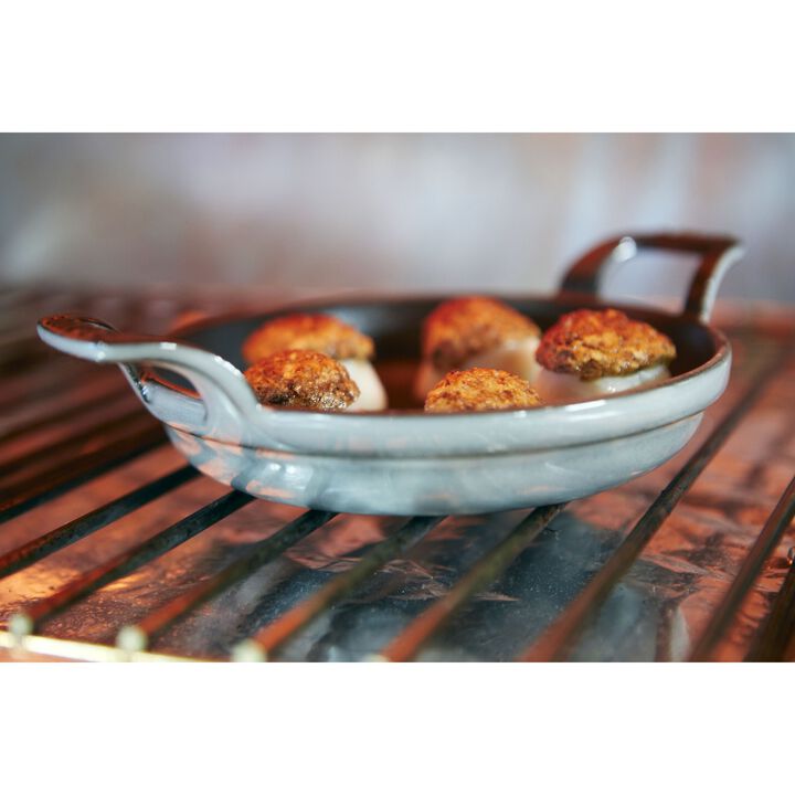 Cast Iron, 6-inch, Round, Gratin Baking Dish, Graphite Grey, large 4