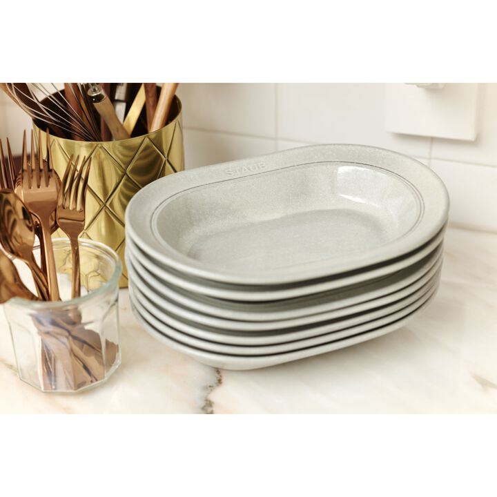 Dinnerware, 10-inch, oval serving dish, white, large 4