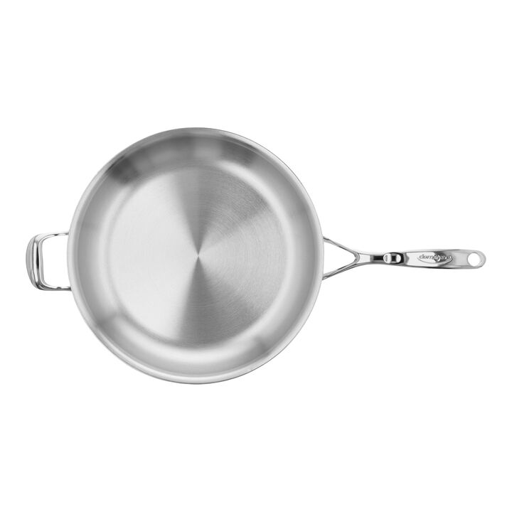 Atlantis, 12.5-inch, 18/10 Stainless Steel, Proline Fry Pan With Helper Handle, large 3