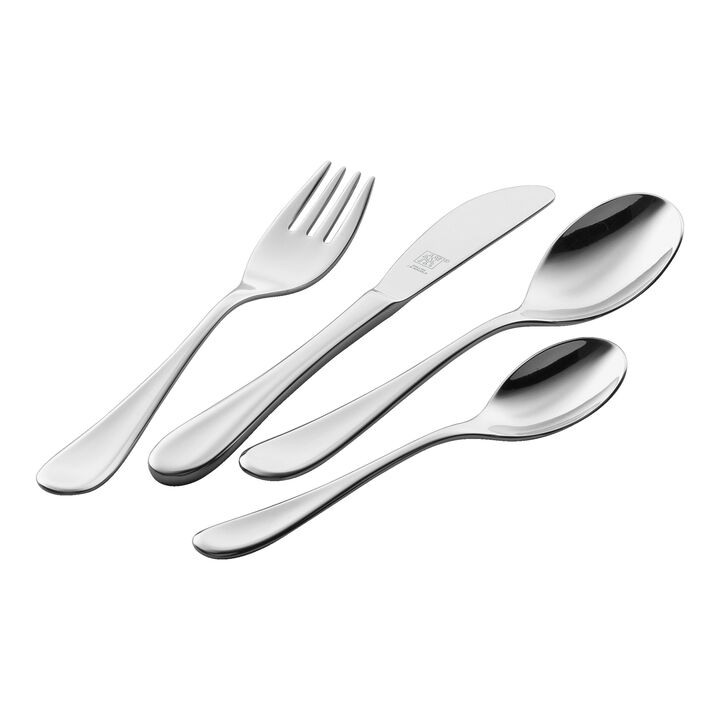 Kids Flatware & Dinnerware, 4-pc TWIN Kids Filou Flatware Set, 18/10 Stainless Steel , large 1