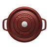 Cast Iron, 7 qt, Round, Dutch Oven, Grenadine, small 4