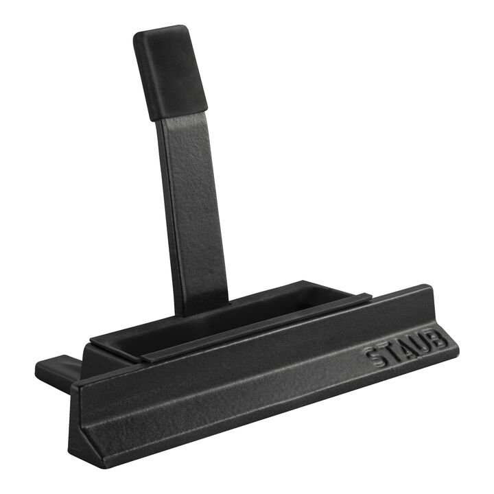 Cast Iron - Accessories, Lid Holder, Black Matte, large 1