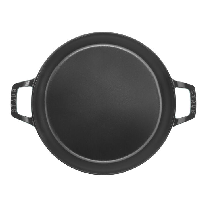 Cast Iron, 3.5 qt, Braiser With Glass Lid, Pure-white, large 3