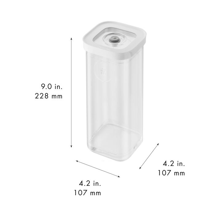 Fresh & Save CUBE, CUBE Container 3S / 11 cm, 1.25 Qt, Transparent-white, large 3