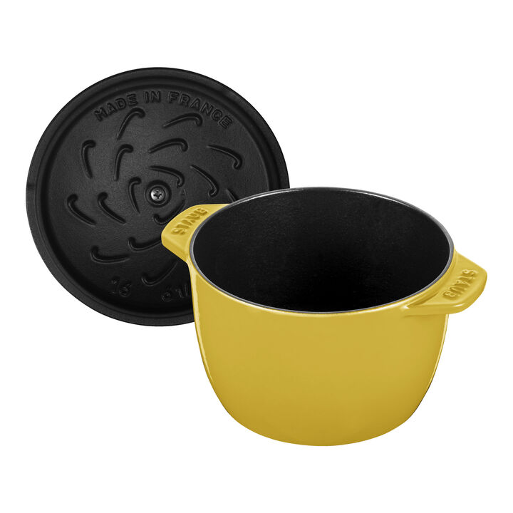 Cast Iron, 1.5 qt, Petite French Oven, citron, large 3