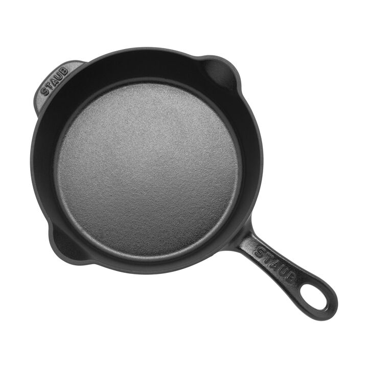 Cast Iron, 8.5-inch, Traditional Deep Skillet, Black Matte, large 3