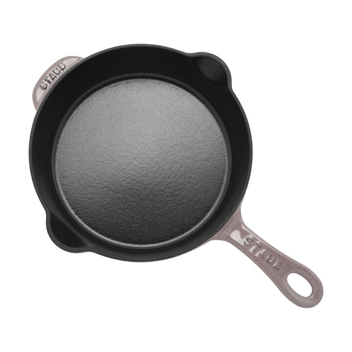 Cast Iron, 8.5-inch, Traditional Deep Skillet, Lilac, large 3
