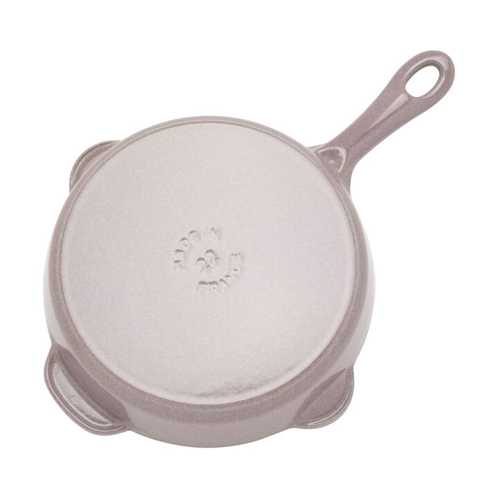 Cast Iron, 8.5-inch, Traditional Deep Skillet, Lilac, large 4