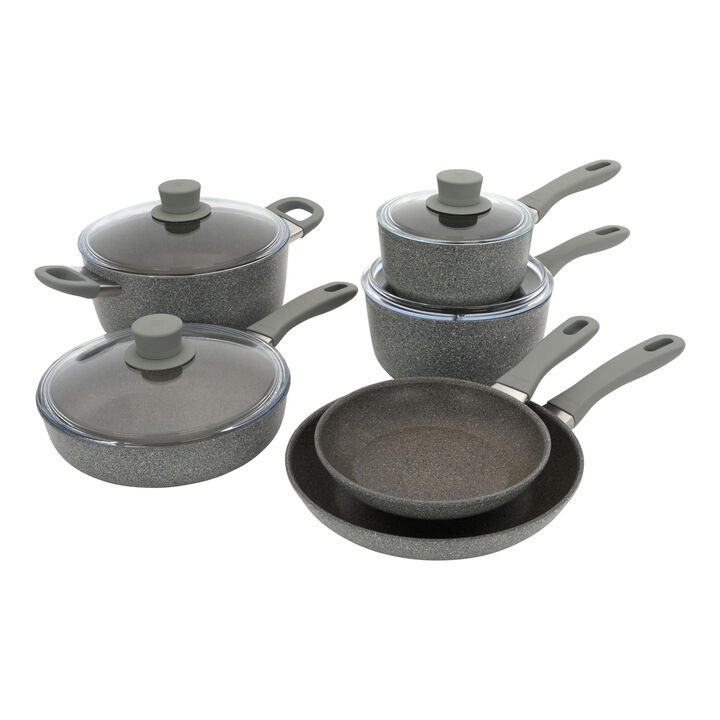 Parma Plus, 10-pc, Aluminum Nonstick Cookware Set, large 1