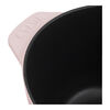 Cast Iron, 1.5 qt, Petite French Oven, Pink Peony, small 6