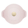 Cast Iron, 1.5 qt, Petite French Oven, Pink Peony, small 3
