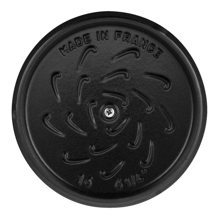 Cast Iron, 1.5 qt, Petite French Oven, Pink Peony, large 4