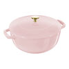 Cast Iron, 5.25 qt, Essential French Oven, Pink Peony, small 1