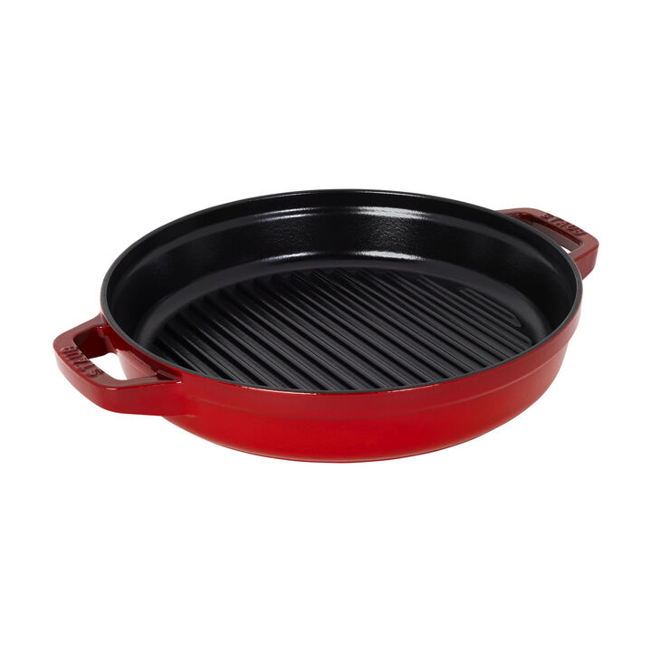 Cast Iron, 4-pc Stackable Set, Cherry, Cast Iron , large 4