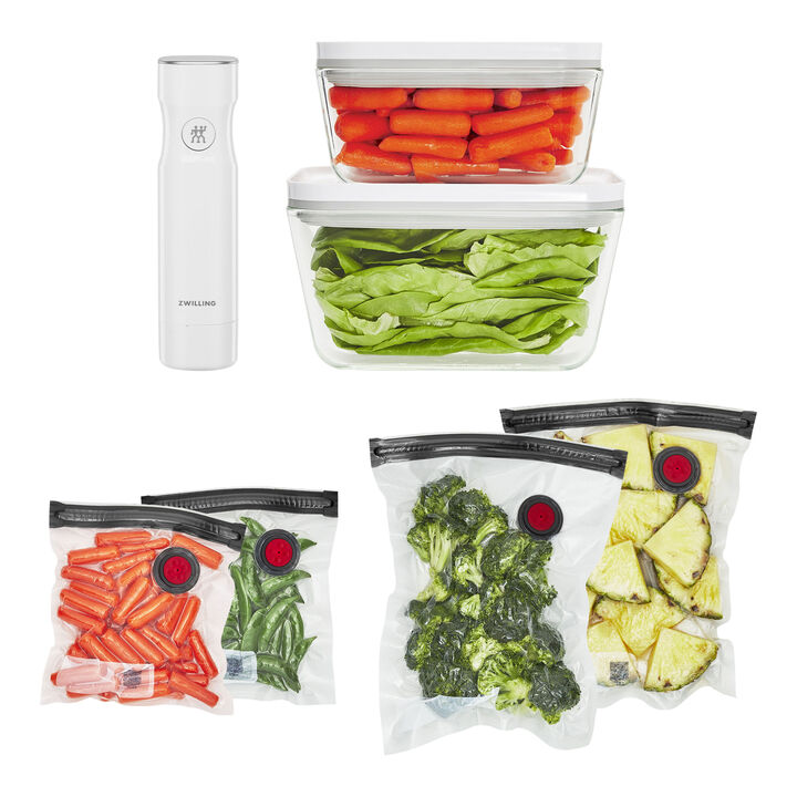 Fresh & Save, glass / M/L Vacuum Starter Set, 7-pc , large 1