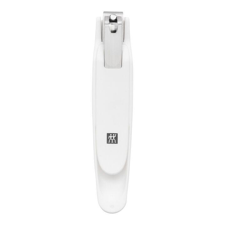 PREMIUM, Pedicure nail clippers with nail catch, stainless steel | white, large 1