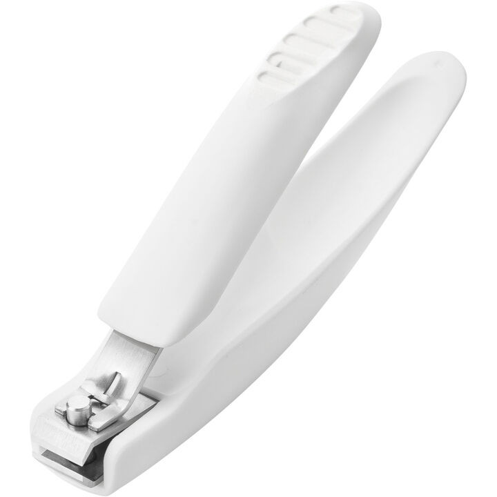 PREMIUM, Pedicure nail clippers with nail catch, stainless steel | white, large 2