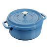 La Cocotte, 4 qt, Round, Cocotte, French Blue, small 1