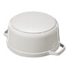 Cast Iron, 4 qt, Round, Dutch Oven, White Truffle, small 12