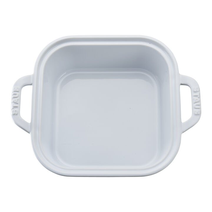 Stoneware, 4-pc, Mixed Baking Dish Set, white, large 4