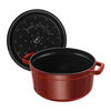 Cast Iron, 7 qt, Round, Dutch Oven, Grenadine, small 3