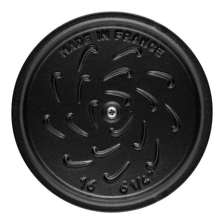 Cast Iron, 1.5 qt, Petite French Oven, black matte, large 4