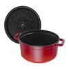Cast Iron, 4 qt, Round, Dutch Oven, Cherry, small 9