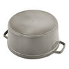 Cast Iron, 4 qt, Round, Dutch Oven, Graphite Grey, small 12