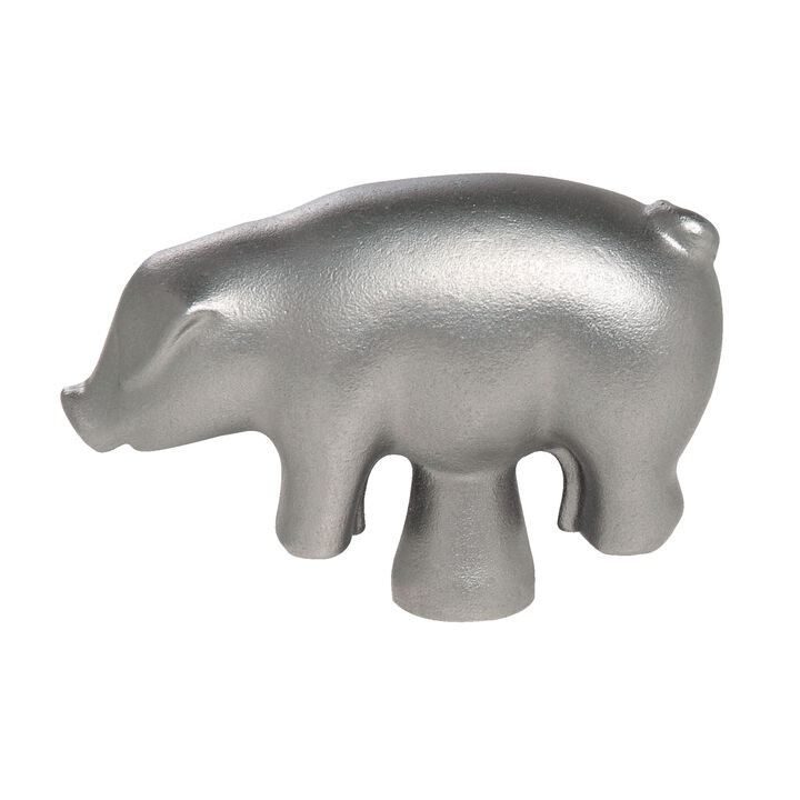 Cast Iron - Accessories, Animal Knob - Pig, large 1