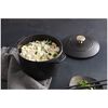 Cast Iron, 1.5 qt, Petite French Oven, black matte, small 8