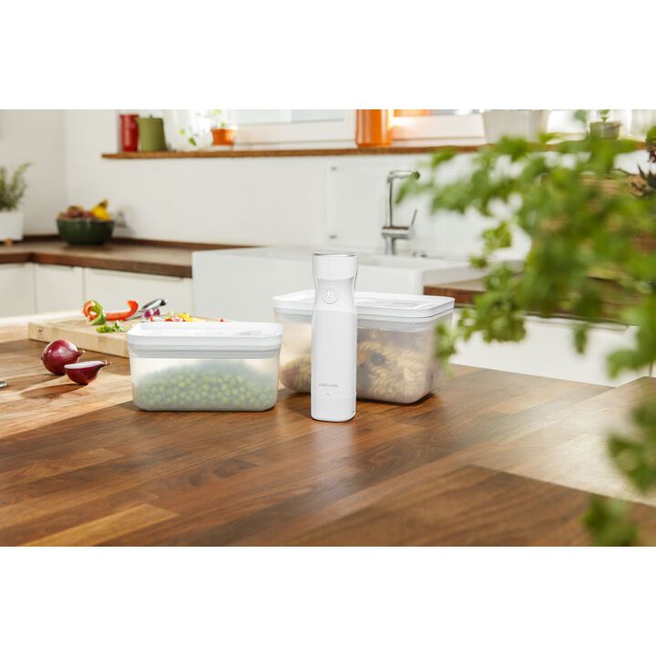 Fresh & Save, S/M/L / 3-pc, Vacuum Container, Plastic, Semitransparent-grey, large 4