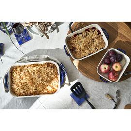 3-pc, Rectangular Baking Dish Set, dark blue