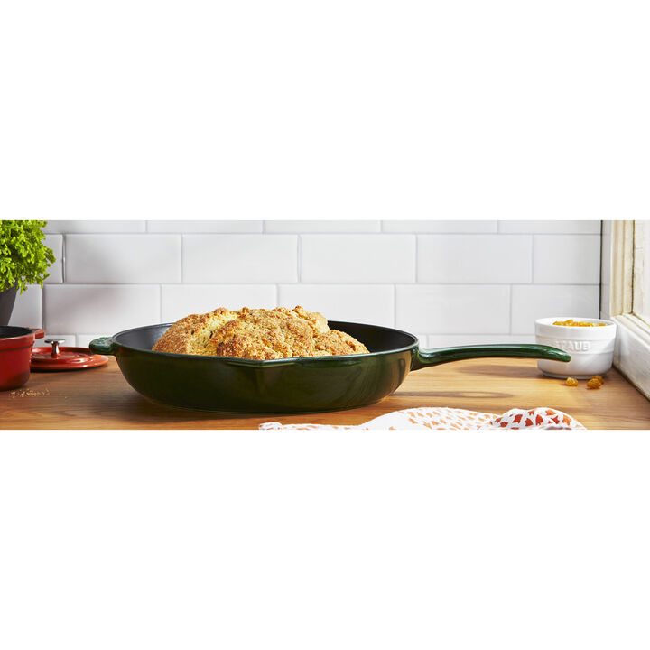 Cast Iron, 12-inch, Fry Pan, Basil, large 3