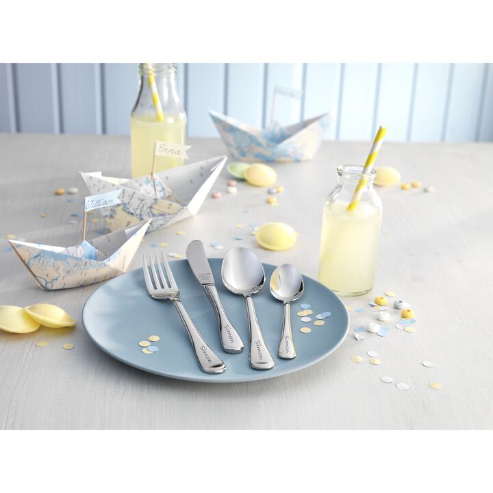 Kids Flatware & Dinnerware, 4-pc TWIN Kids Filou Flatware Set, 18/10 Stainless Steel , large 2