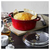 Cast Iron, 4 qt, Round, Dutch Oven, Cherry, small 5