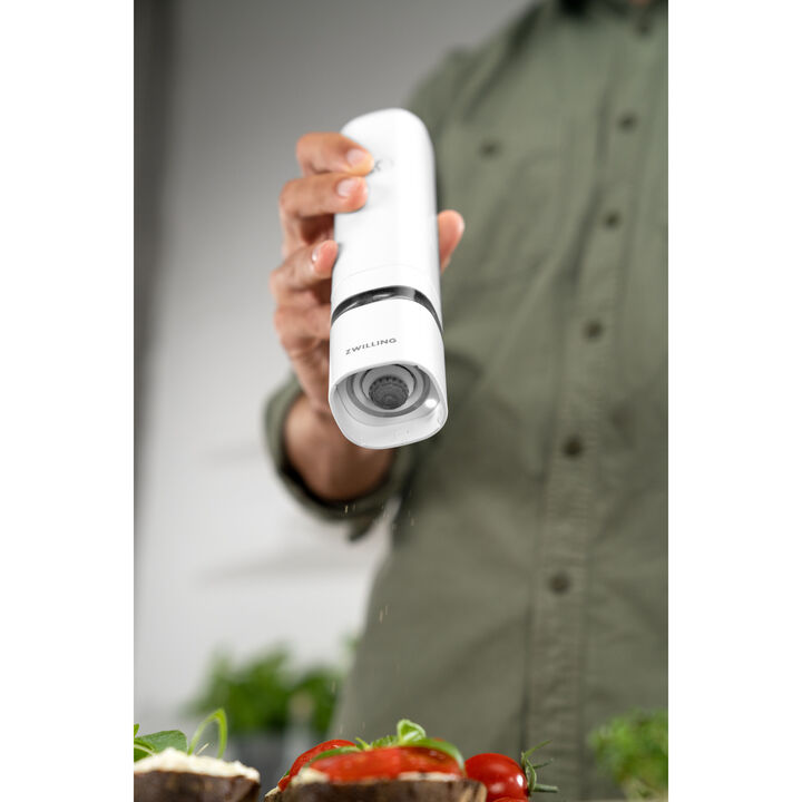Enfinigy, Electric Salt/Pepper Mill, white, large 3