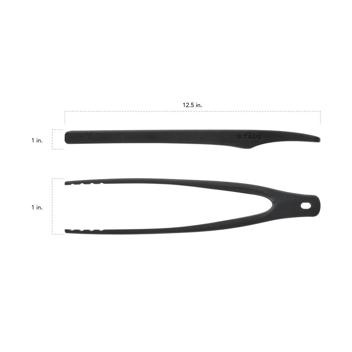 Tools, 12.25 inch Tongs, Silicone , large 4
