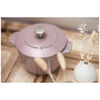 Cast Iron, 1.5 qt, Petite French Oven, Lilac, small 2
