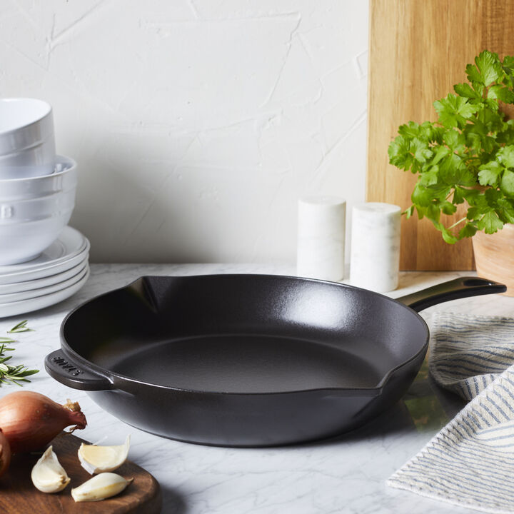 Cast Iron, 10-inch, Fry Pan, Black Matte, large 4