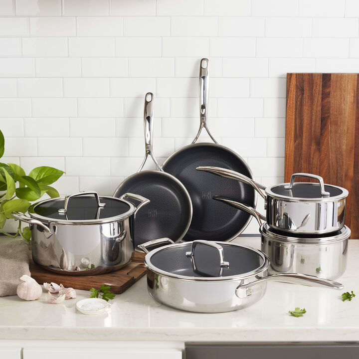 Peak, 10-pc, Ceramic Hybrid Nonstick Cookware Set, large 2