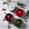 Cast Iron, 4 qt, Round, Dutch Oven, Cherry, small 8