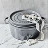 Cast Iron, 4 qt, Round, Dutch Oven, Graphite Grey, small 6