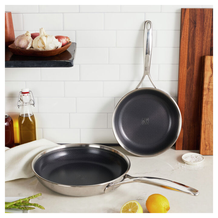 Peak, 2-pc, Ceramic Hybrid Nonstick Frying Pan Set, large 2