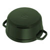 Cast Iron, 7 qt, Round, Dutch Oven, Basil, small 6